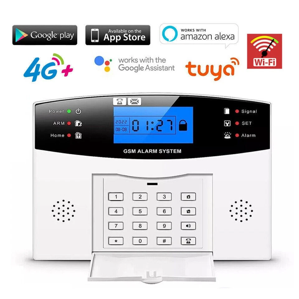 C25 Wireless&Wired TUYA WiFi+4G Smart Kits Home Security Alarm System Auto Dial - Image 2 of 4