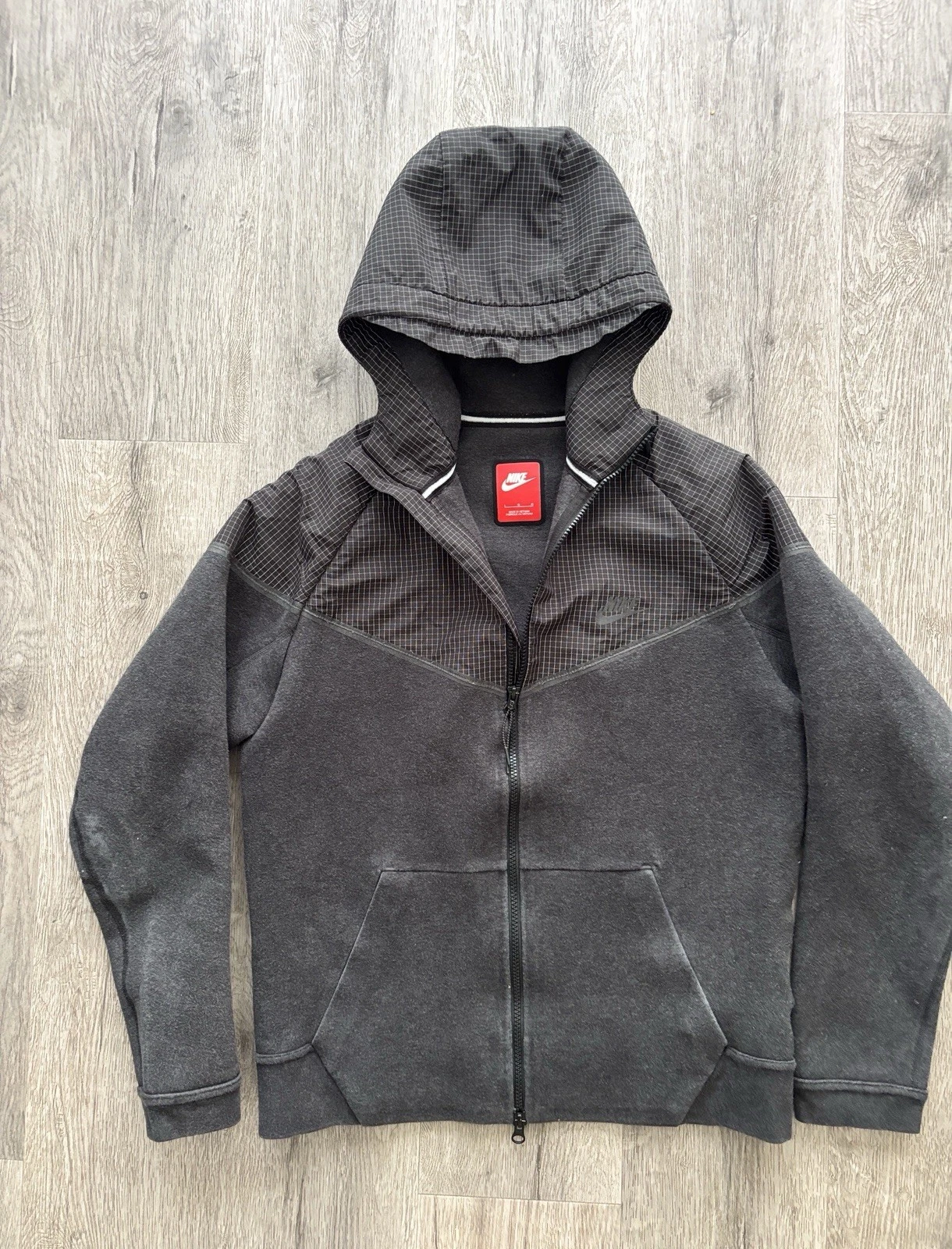 Nike Tech Fleece Windrunner Reflective Zip Hoodie Size Large