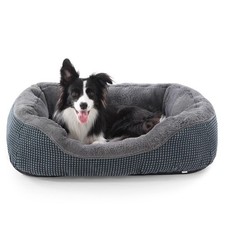 Medium Orthopedic Dog Bed - Soft Calming Pet Bed, Anti-Slip, 30"x24"x9