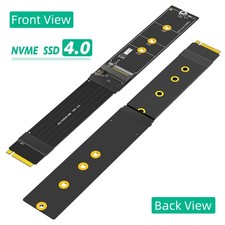 180 Degree NGFF M.2 M-Key NVME SSD Extension Cable 64Gbps for 2230/2242/2280