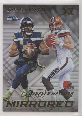 2018 Panini XR Mirrored 59/75 Russell Wilson Baker Mayfield #M-1 Rookie RC 1s6