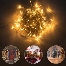 Battery Operated String Lights 80 LED Fairy Light Warm White 32.87Ft Party Decor