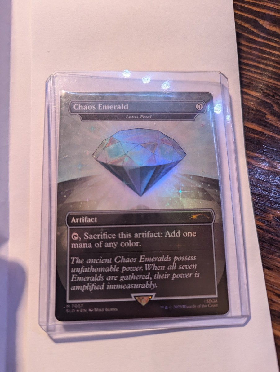 Chaos Emerald - Lotus Petal (7037) Secret Lair Drop Foil for