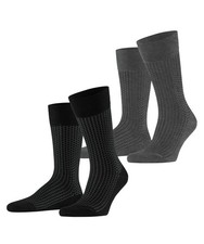 Esprit Socken Illusional Grid 2-Pack Socken Herren Netz