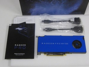 AMD Radeon Pro WX7100 Workstation Grafikkarte 8GB GDDR5 PCIe 3.0, 4x DisplayPort