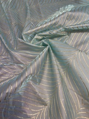 Silk Floral Ribbon Fabric - 54'' Wide