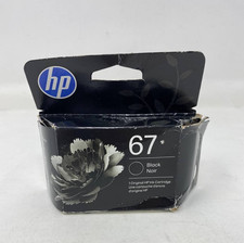 Genuine HP 67 3YM56AN Black Original Ink Cartridge July 2027 New