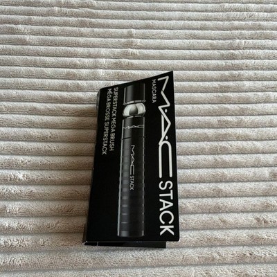 M·A·C Stack Superstack Mega Brush Mascara Black Volumizing Lengthening 0.1 fl oz