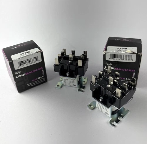 2x Supco Fan Relay 24V 90340