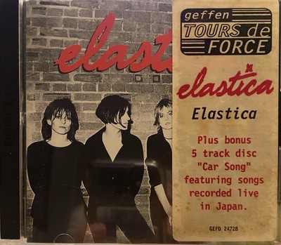 Elastica ULTRA RARE Cd w 5 Bonus Track Live Disc~w Hype Sticker~ONLY ONE ON EBAY