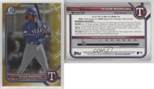 2022 Bowman Chrome Prospects Gold Refractor /50 Yeison Morrobel #BCP-200