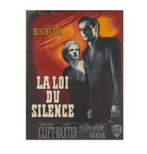 Póster de película I Confess La Loi du Silence impresión de película