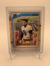 2024 Panini Donruss Rated Rookie Troy Fautanu #360 Pittsburgh Steelers NFL