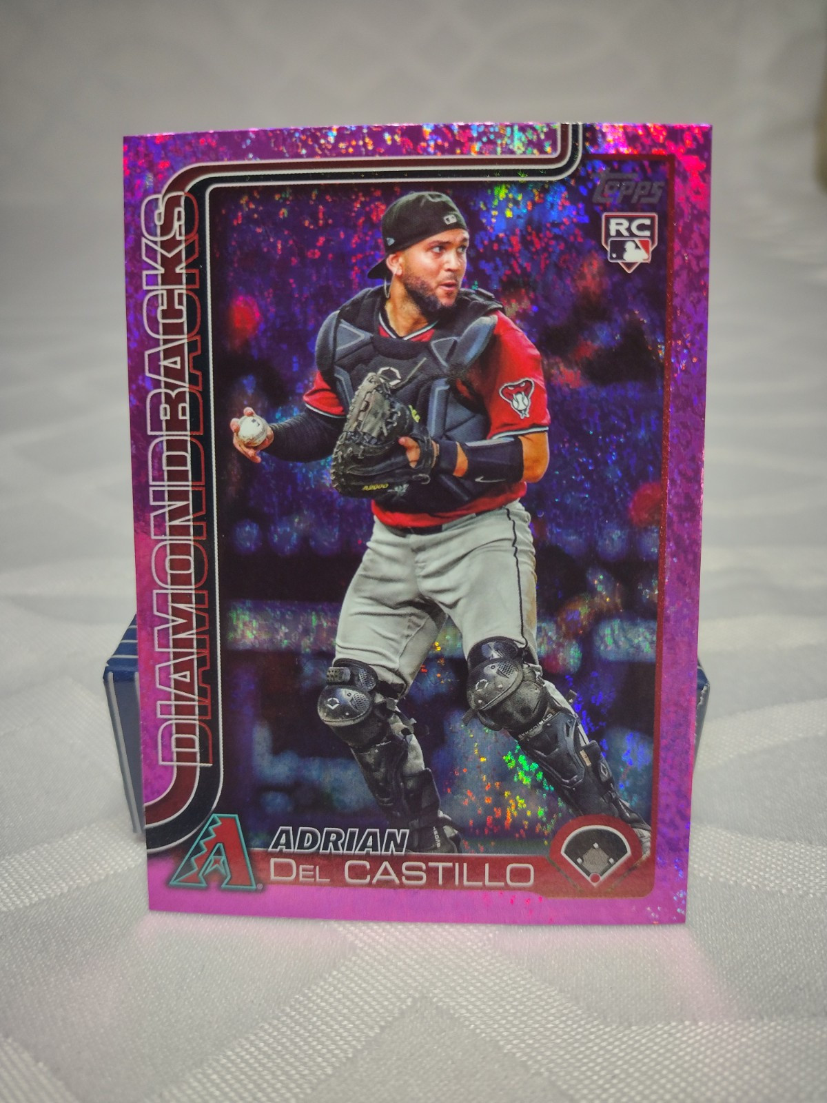 2025 Topps Series 1 Adrian Del Castillo RC #226 Pink Holo Foil AZ Diamondbacks