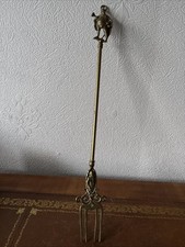 Vintage Brass Toasting Fork