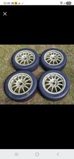 Clio 182 team dynamics 1.2 15x7.0 e35 4x100 gloss gold with michelin slicks