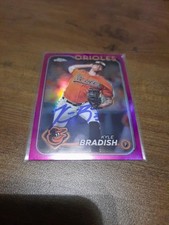 Kyle Bradish Signed IP Autograph Topps Chrome Card Baltimore Orioles