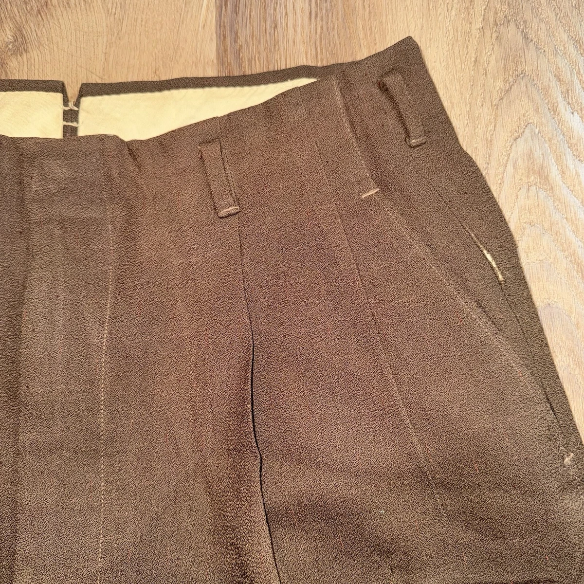 Gabardine Vintage Pants for Men | eBay