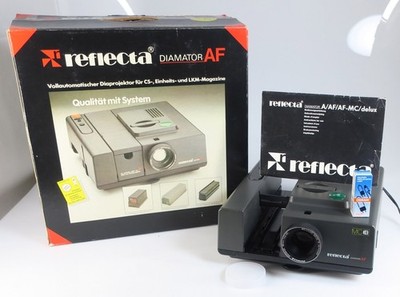 REFLECTA DIAMATOR AF DIAPROJEKTOR MIT AUTOFOCUS IM ORIGINALKARTON NEUWERTIG !