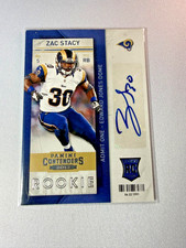 2013 Contenders - Zac Stacy - Autograph Rookie #192 Rams (AU, RC)