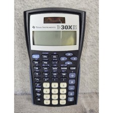 Texas Instruments TI-30X IIS Scientific Calculator Blue Black Gray Used