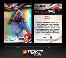 Rod Carew 2021 Topps Chrome Beisbol Panama #B-5 Minnesota Twins