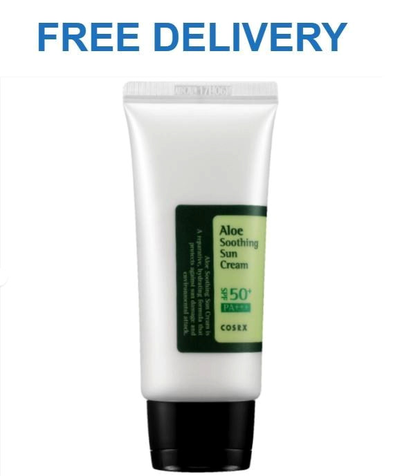 COSRX ALOE SOOTHING Sun Cream, UVA+UVB Sun Protection | SPF50 PA+++ [50ml] UK