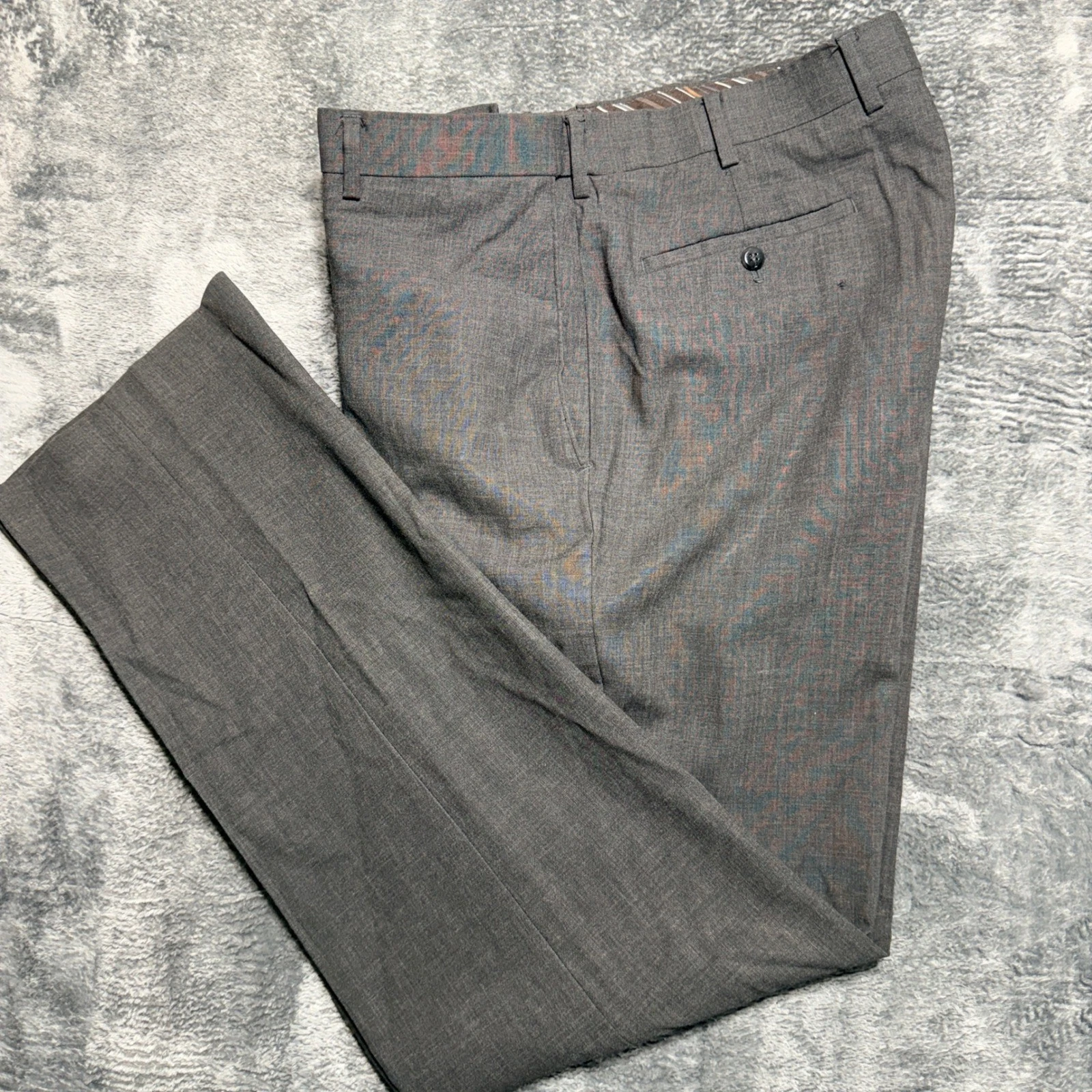 Louis Raphael Luxe Dress Pants Men 36x34 Gray