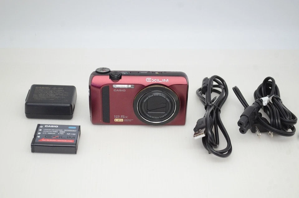 CASIO HIGH SPEED EXILIM EX-ZR300 16.1MP Compact Digital Camera Red #251104ac - Image 2 of 4