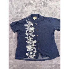 Men's Paradise Found Shirt, L, Navy