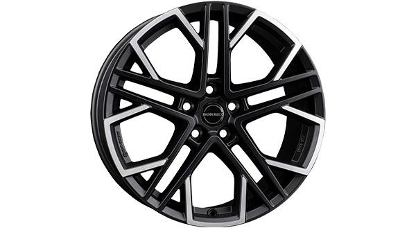 1X Borbet Design Xv Black Polished Matt 9.5Jx19 5X112 ET40-image