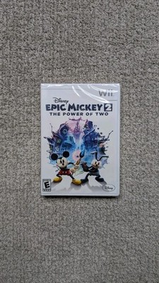 Disney Epic Mickey 2: The Power of Two (Nintendo Wii, 2012) NEW SEALED