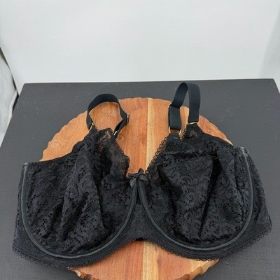 Sculptresse Estel Full Cup Bra supportive underwire bra stretch lace 42F black