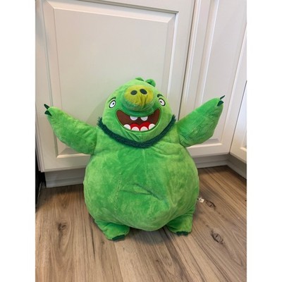 RARE Large Plush King Leonard Green Pig Angry Birds 21'' Jumbo Plush 2019
