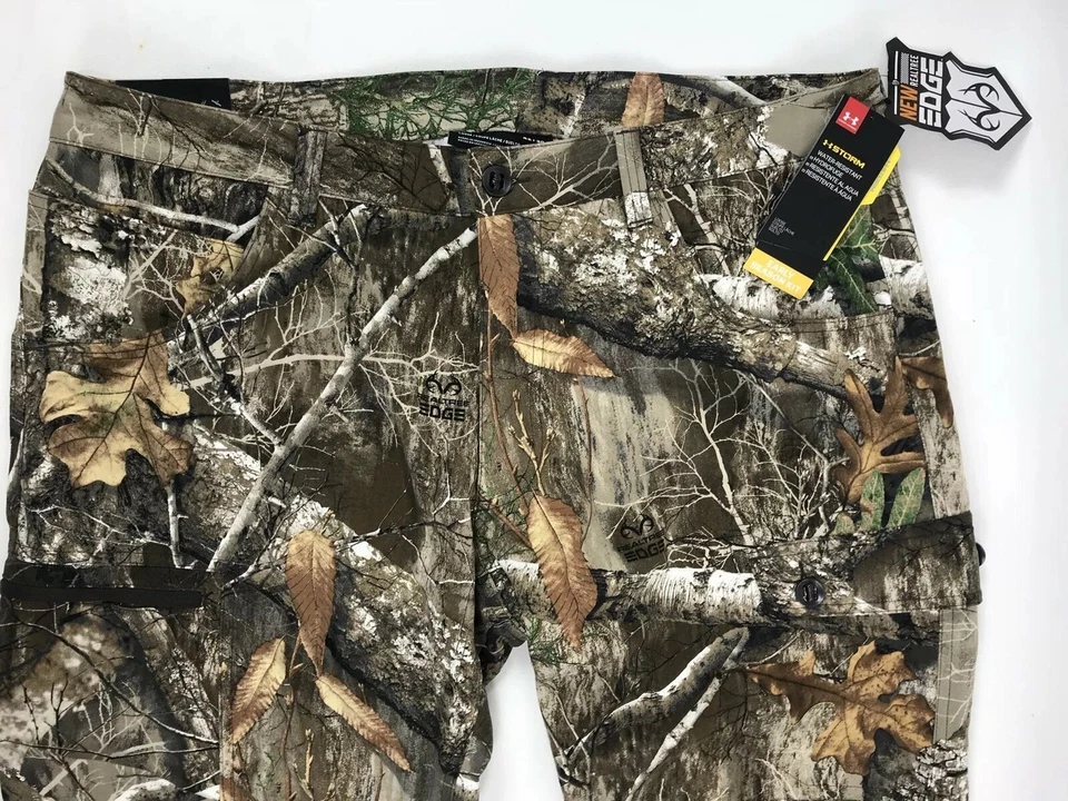 Under Armour Storm Real Tree Mens 42 x 30 Early Season Field Hunting Pants Camo - Image 2 of 4