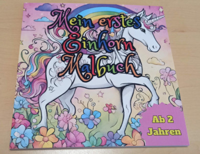 Einhorn Malbuch für Kinder ab 2 Jahren Neu & unbenutzt 55 Motive Spielzeug