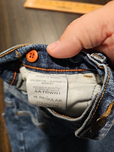 Wrangler Boys 12 Regular Cowboy Blue Jeans Western Rodeo 5ATBWR1 FREE SHIP 28X29 - Picture 11 of 13