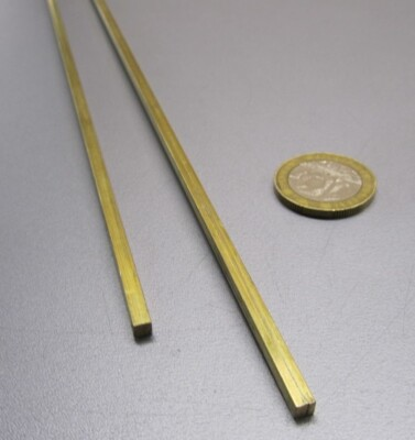 #ad 360 Brass Square Bar 1 8quot; Thick x 1 8quot; Wide x 36.0quot; Length 2 Units 6 Ft Total $35.15