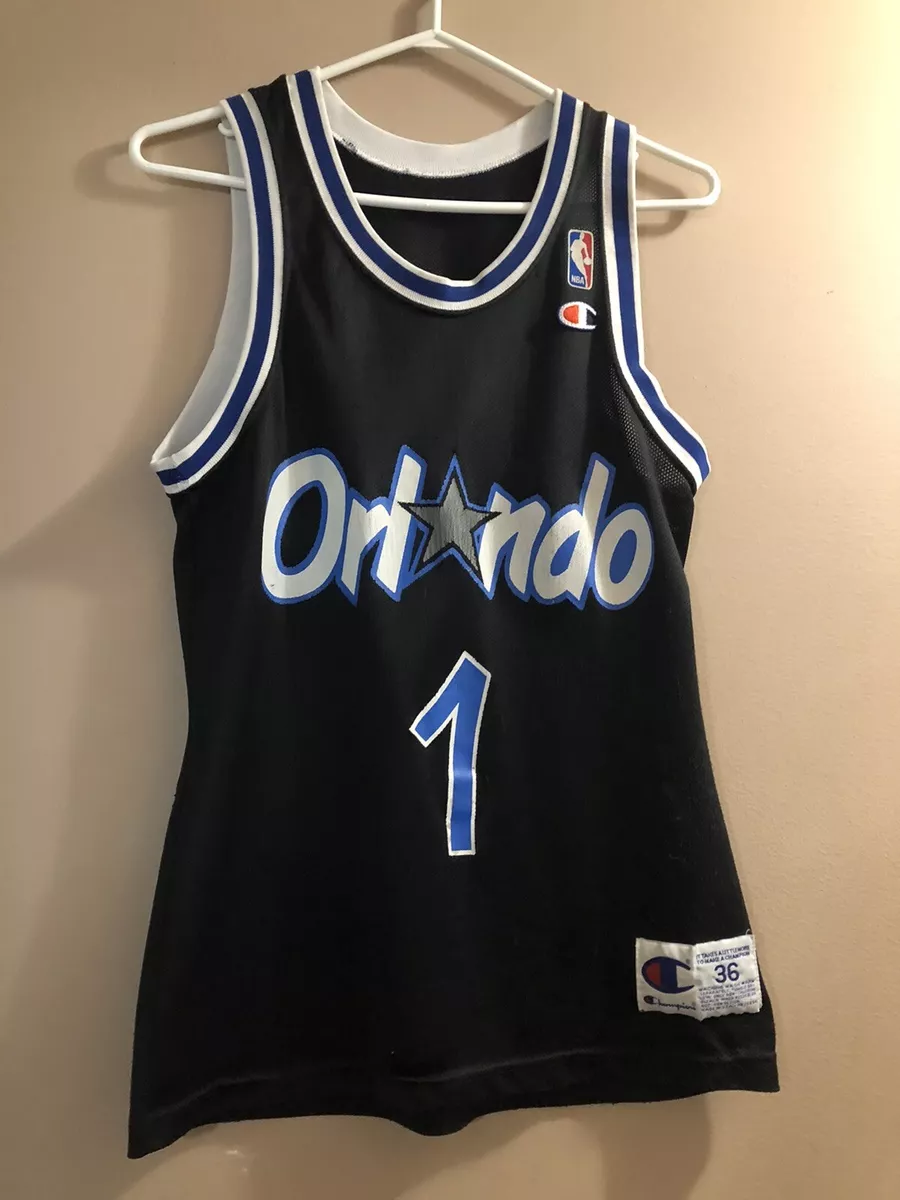 Vintage Penny Hardaway #1 Orlando Magic NBA Authentic Champion