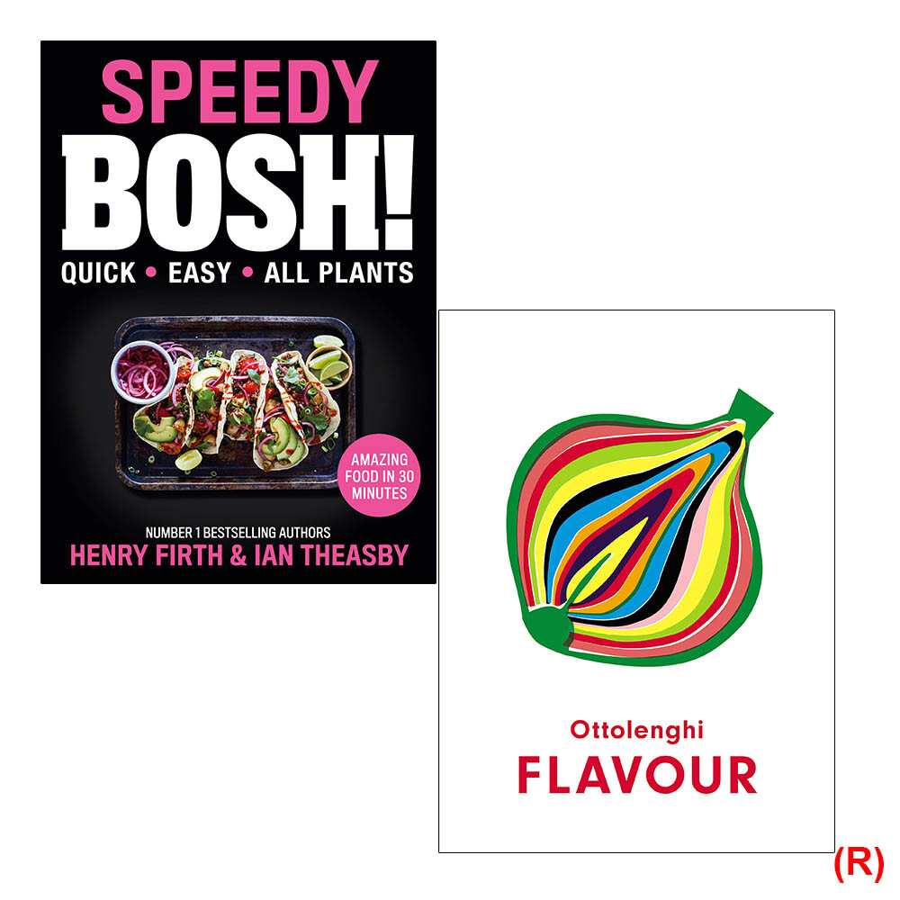 Speedy BOSH!: Over 100 New Quick, Ottolenghi FLAVOUR 2 Books Collection Set