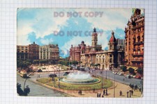 Cartolina Spagna - Madrid - Plaza del Caudillo - anni '60 - animata bella 