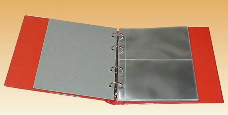 Kobra-postkarten-ringalbum Nr. G182 Schwarz