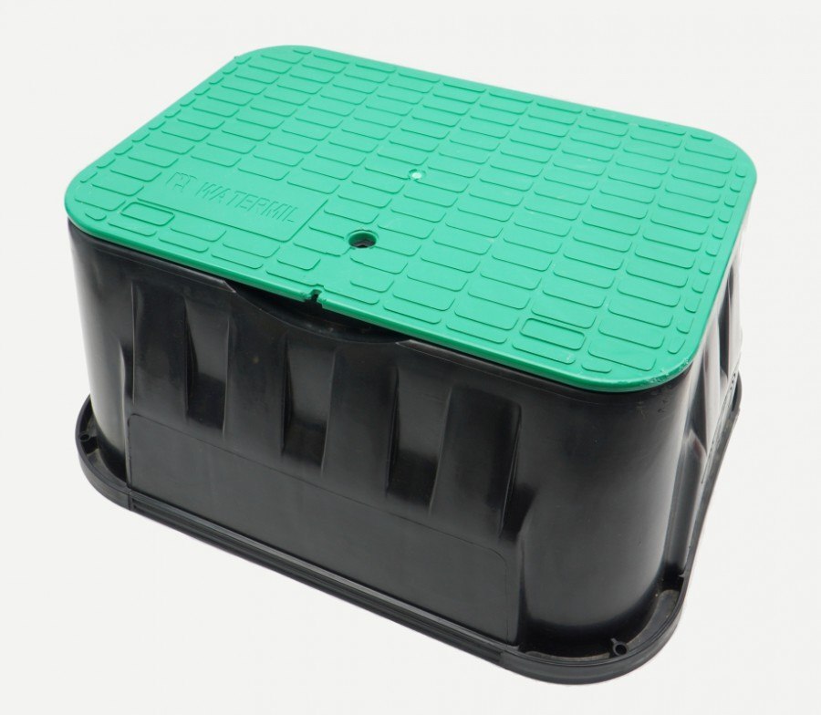 Bradas Ventilbox Rund 30cm - Ventilkasten Mit Deckel Für Gartenbewässerung