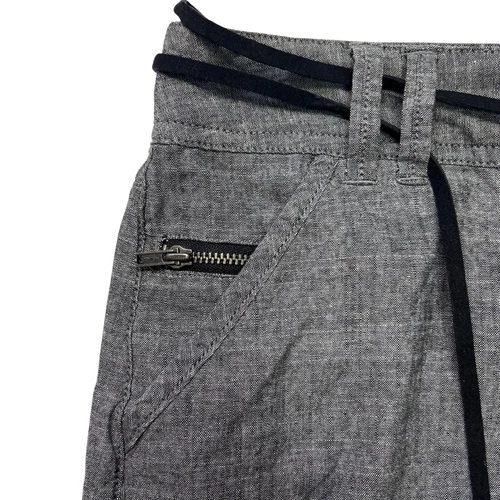 Converse One Star Women’s Gray Mini Skirt W/ Faux Leather Belt & Pockets Size 6 - Picture 3 of 14