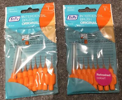 Tepe Interdentalbürsten ORANGE Größe 1 x 4 Packungen