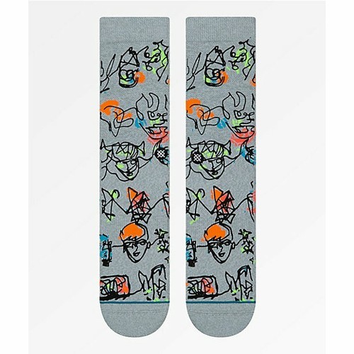Stance YOUTH x Gregory Siff (2 Pack) Electric Slide Quarter Height Socks Sz L - Picture 2 of 3