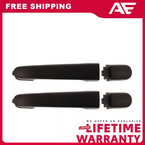 Garage-Pro Exterior Front Door Handle Compatible With Ford Taurus/Sable 1996-2002 LH Smooth Black Plastic With Keyhole