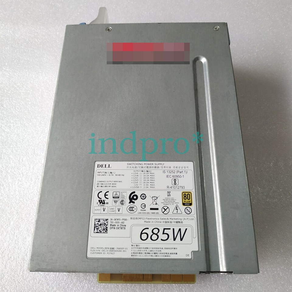 Alimentatore 685W Per Dell Precision T5810 T7810 MT - CYP9P W4DTF K8CDY D685EF-01 - Foto 4