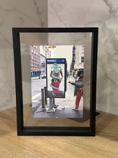 Kaws framed postcard