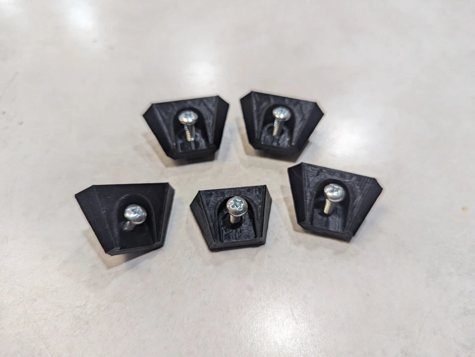 Кронштейны и оборудование Milsbo — набор из 5 для 1 полки — подходят для Milsbo Tall - Изображение 2 из 4